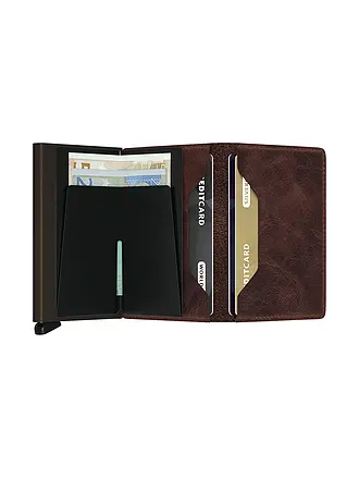 SECRID | Portefeuille SLIMWALLAT VINTAGE Sv Chocolate | braun